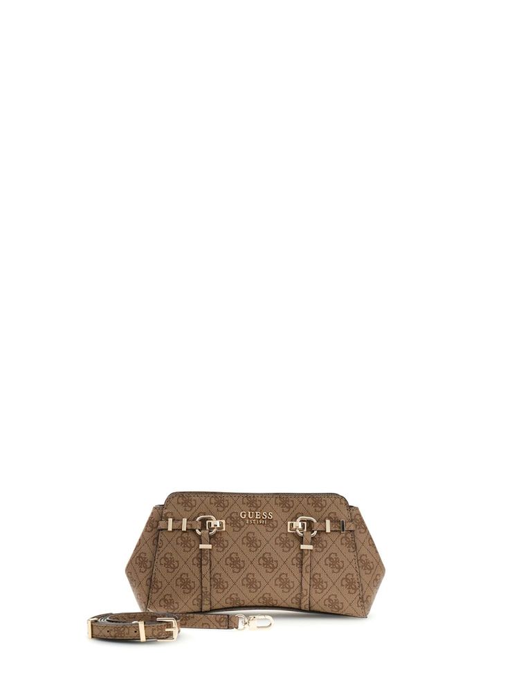 guess fashion Guess Latte Printed Pu Leona Logo Girlfriend Sling Bag-picture-17