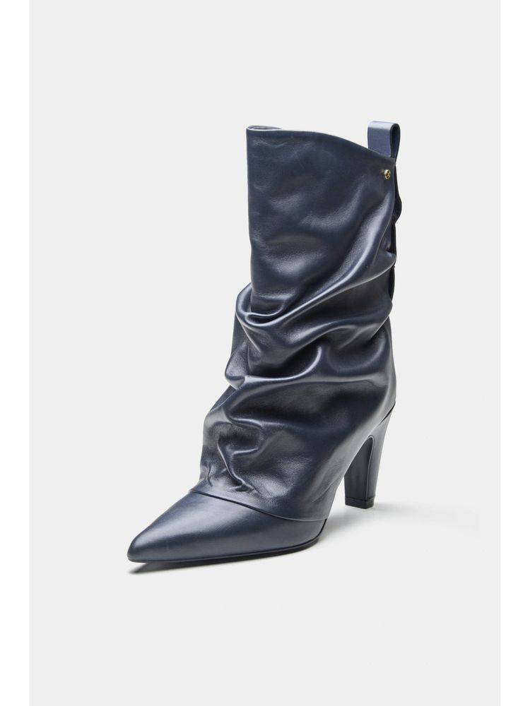 Oroh Navy Blue Adriana Casual Boots-image-22
