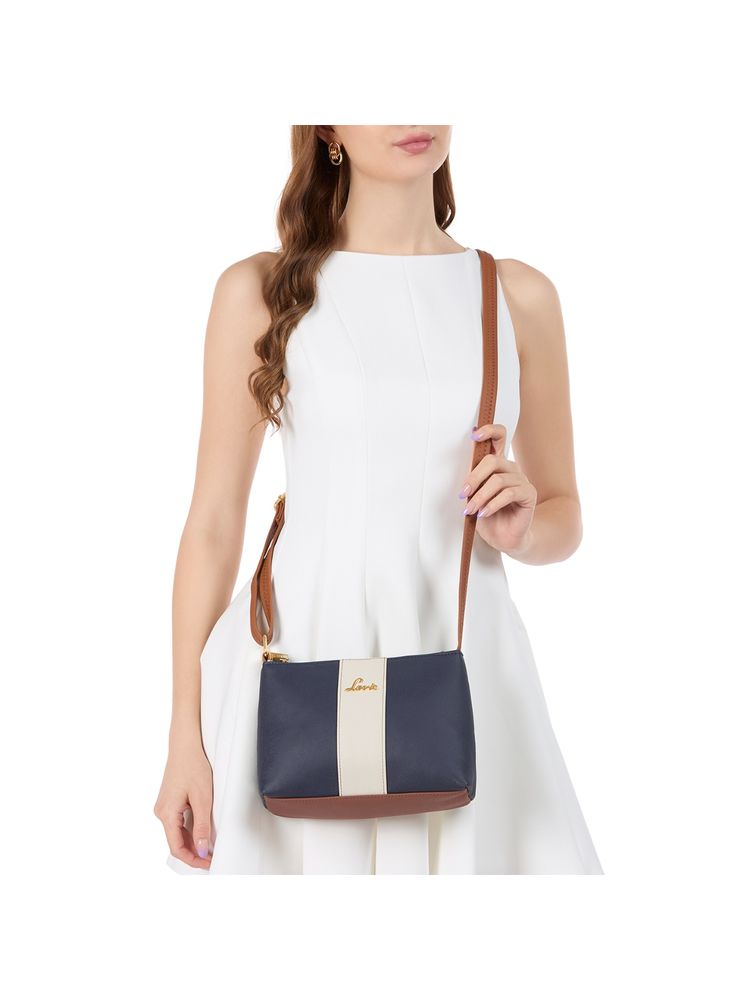 Lavie Women's Timberlyn Sling Bag (Navy Blue) (M)-image-32