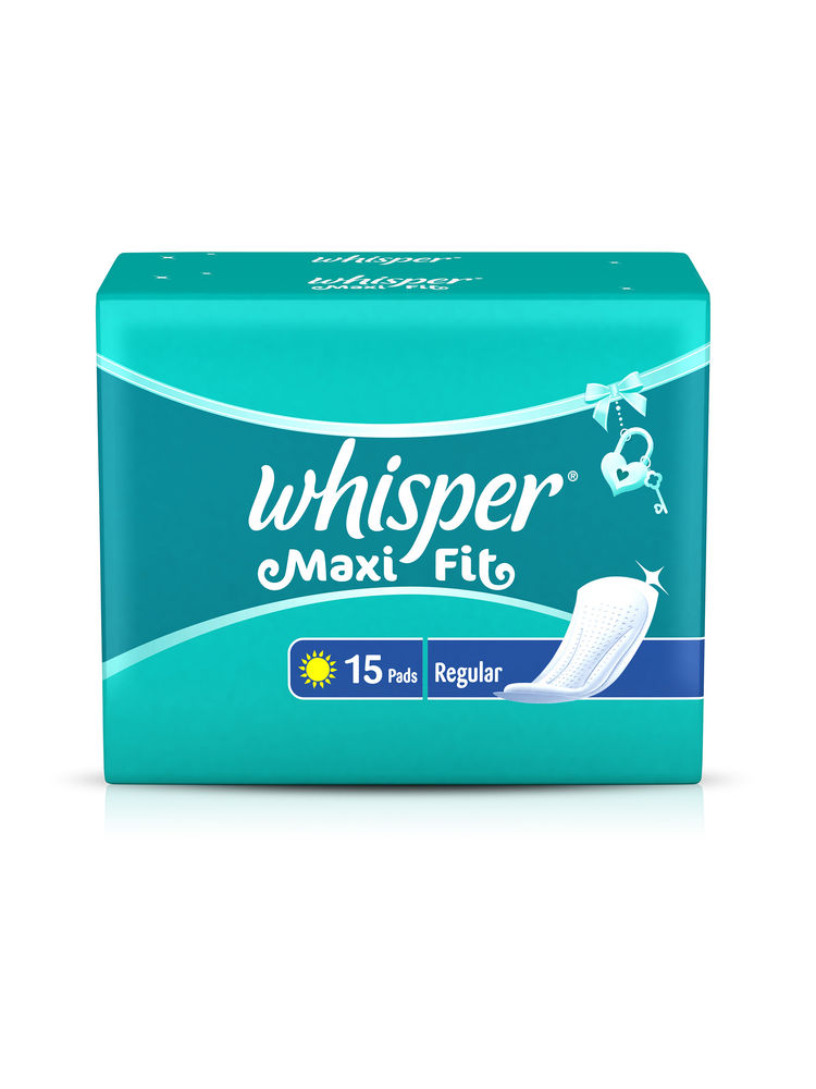 Whisper Maxi Fit Regular 15s Sanitary Pads for Women-picture-15