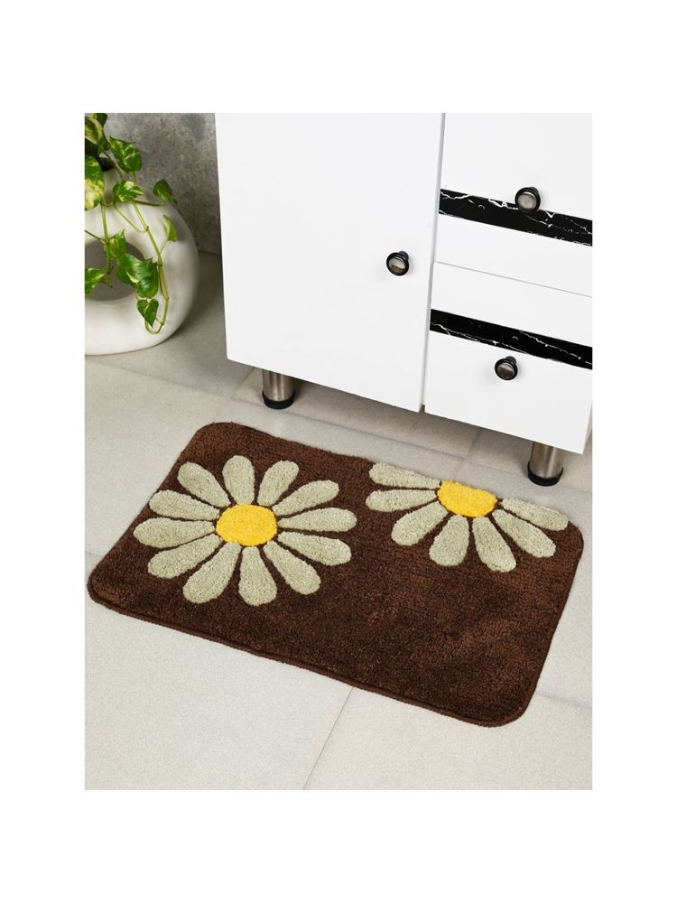 Saral Home Brown Cawo Soft Antiskid Bath Mat-image-46