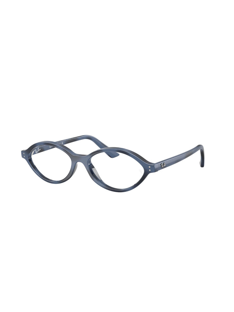 Ray-Ban Unisex Blue Injected Oval Eye Frame - 0RX7265849052 (52)-image-43