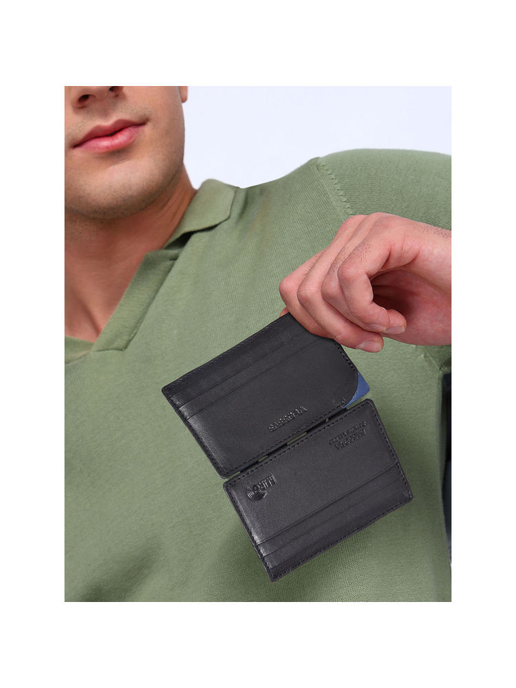 Sassora Premium Leather Unisex Magic Card Wallet-picture-17
