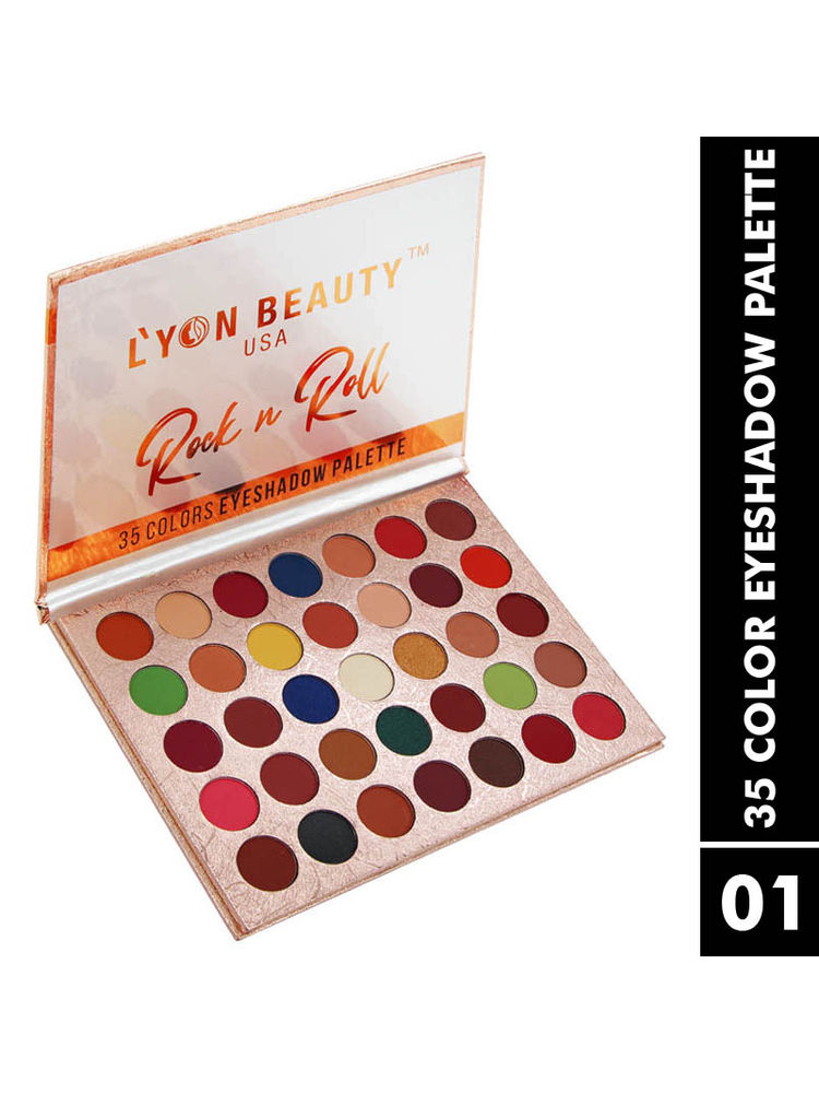 Lyon Beauty Rock N Roll 35 Colors Eyeshadow Palette-picture-22