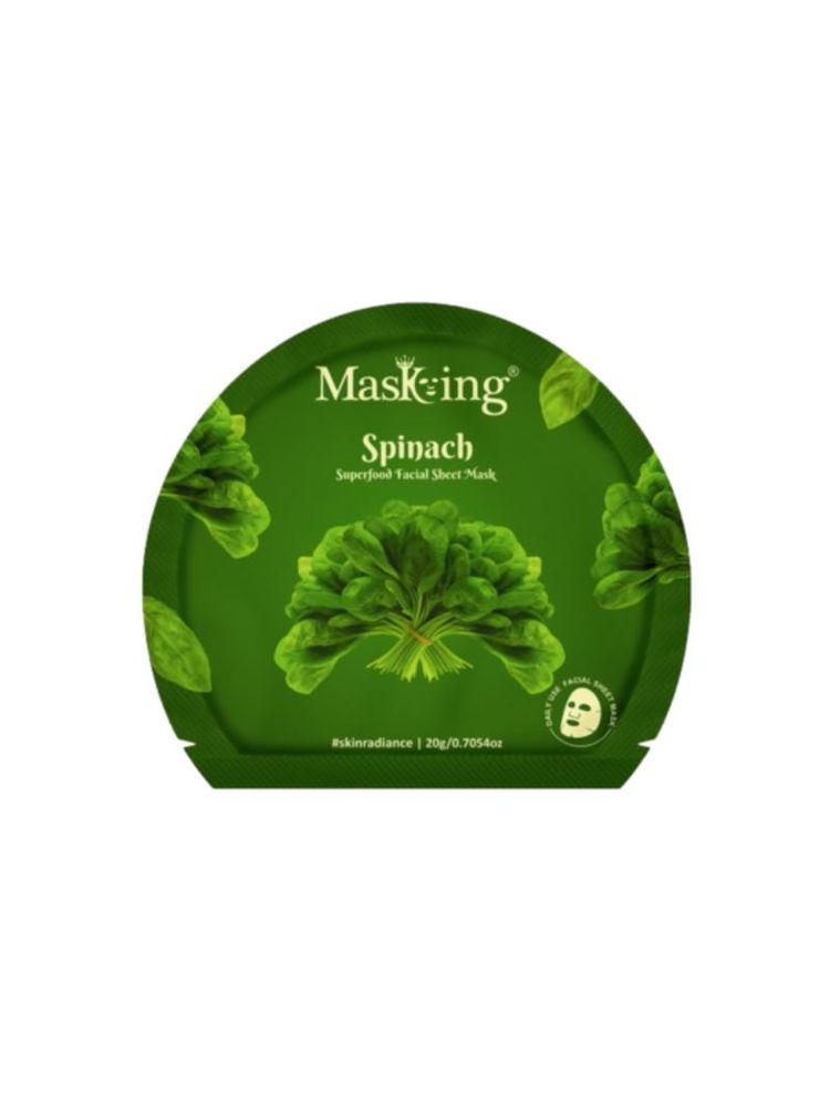 Masking Superfood Spinach Facial Sheet Mask-picture-13