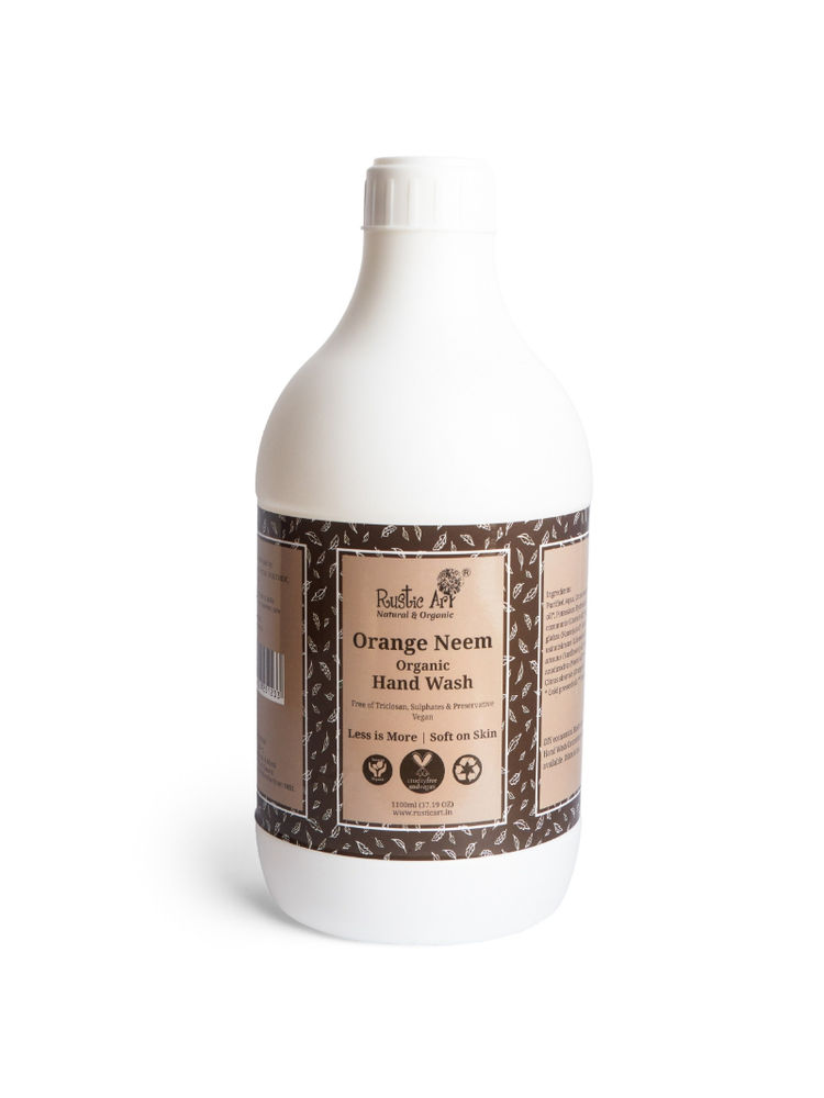 Rustic Art Organic Orange Neem Hand Wash-image-46