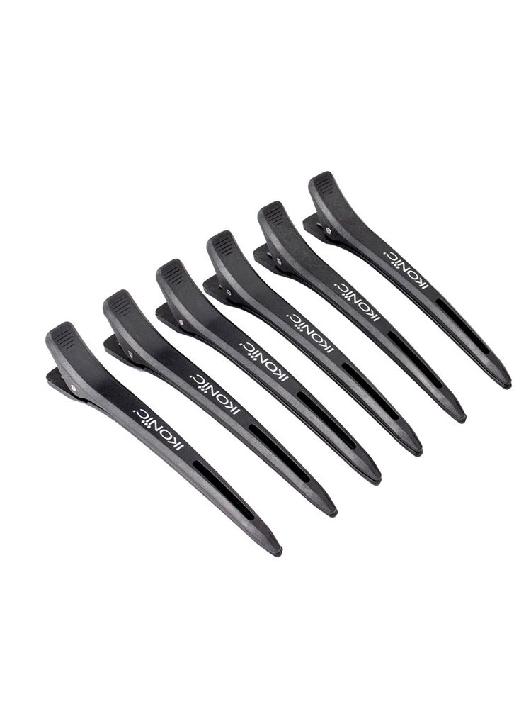 Ikonic Professional Carbon Section Clips - Black