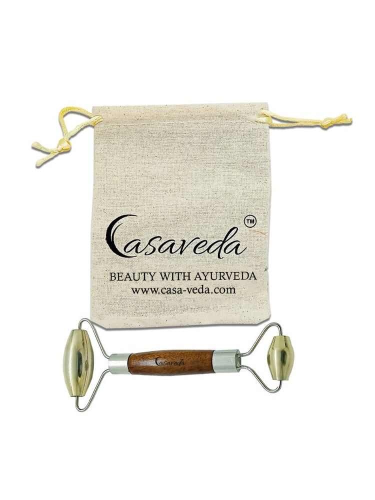 Casaveda Kansa Bronze Ayurveda Face Massage Roller Skin Brightening-picture-15