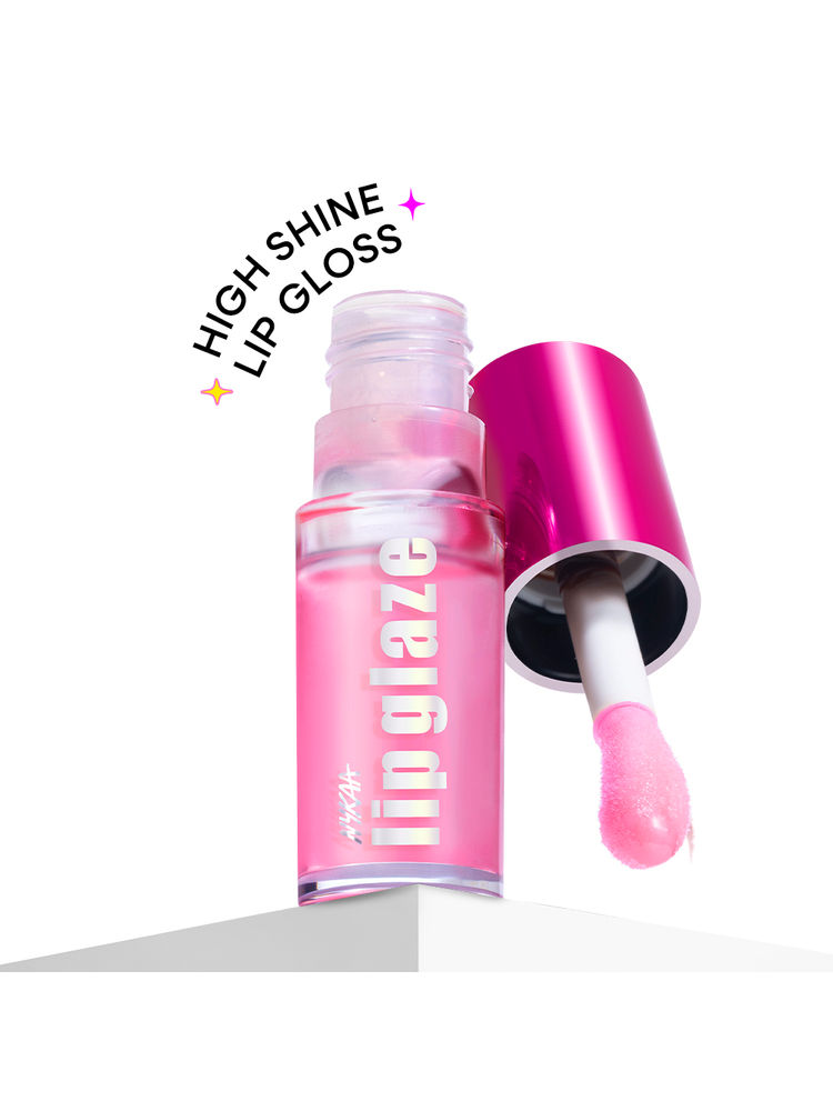 Nykaa Nykaa Lip Glaze High Shine and Pigment Lip Gloss Oil