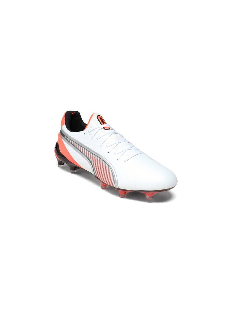 Puma White KING ULTIMATE FG//AG Women Football Shoes-image-27