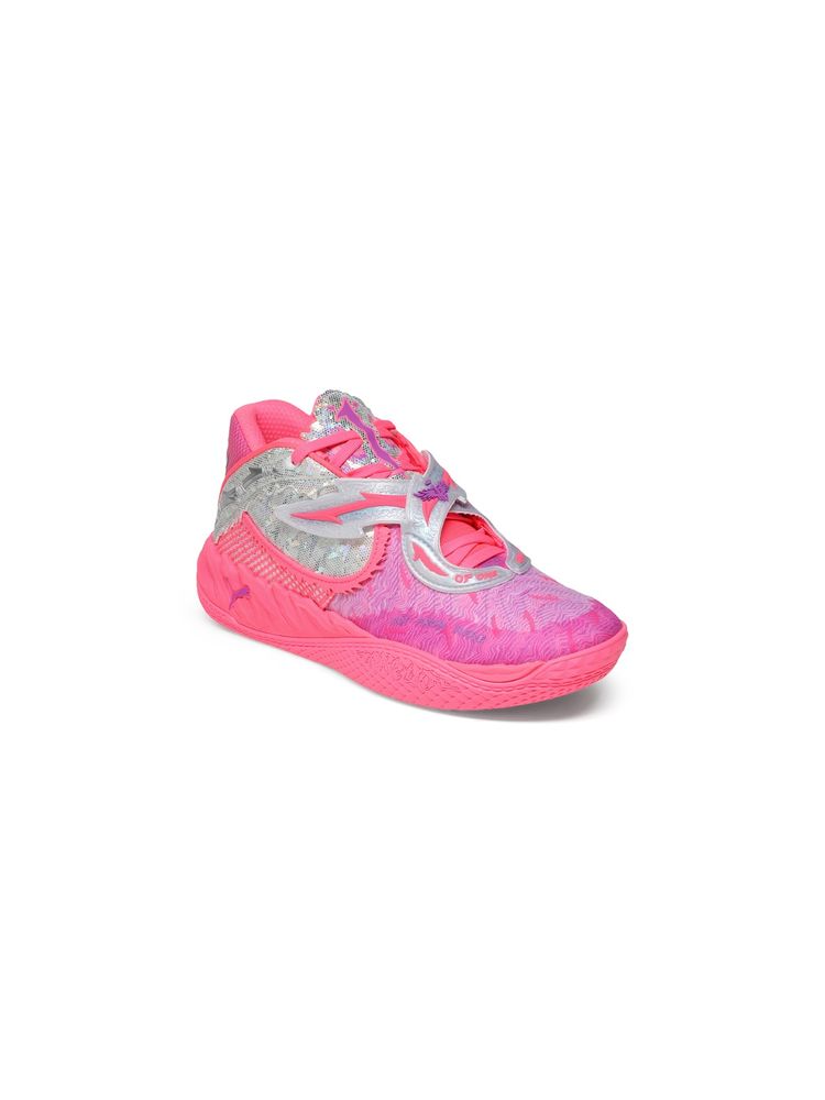 Puma Unisex Pink MB.05 World Tour Lightweight Basketball Shoes-image-2