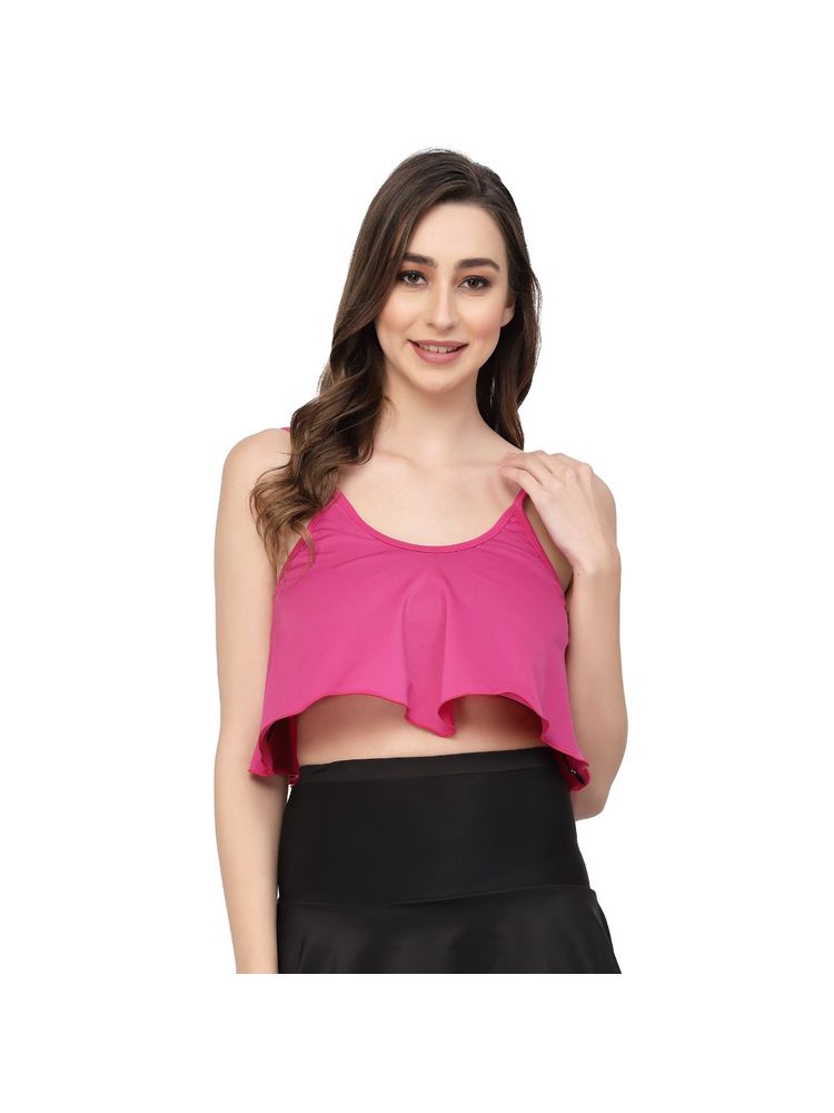 Cukoo Padded Pink Swim Top - Pink-picture-19