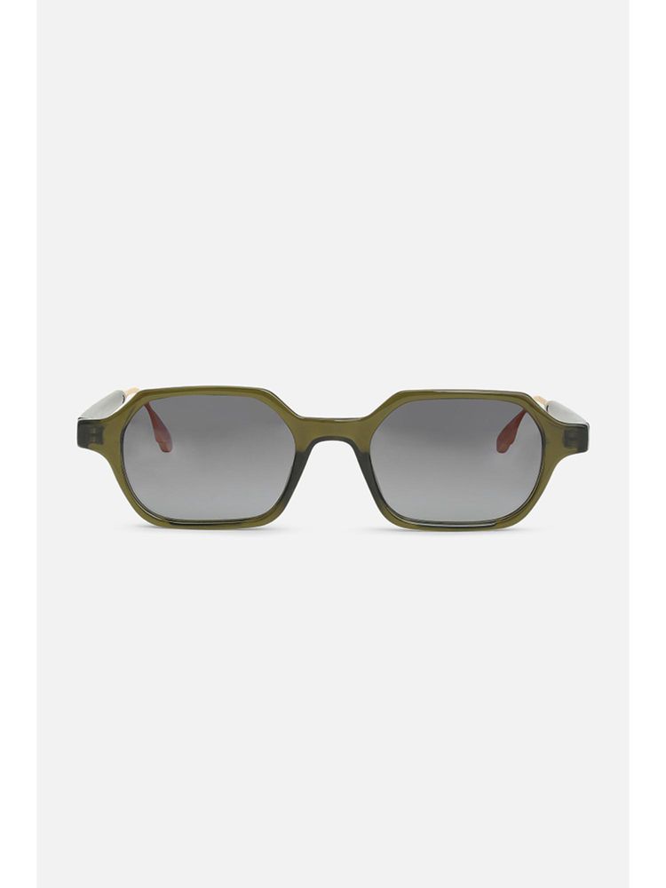Snitch Rectangle Full Rim Grey Lens Sunglasses-image-7
