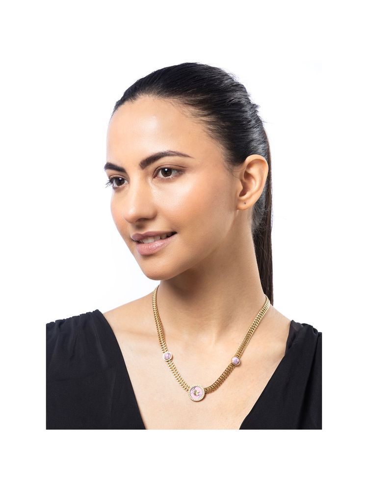 Sukkhi Stainless Steel Chunky Chain Pendant Necklace for Women-picture-28