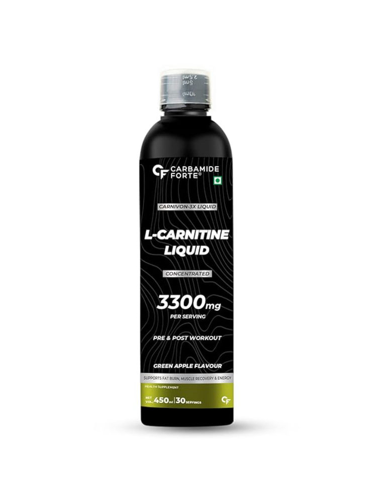 Carbamide Forte L-Carnitine 3300mg Liquid - Green Apple-picture-15