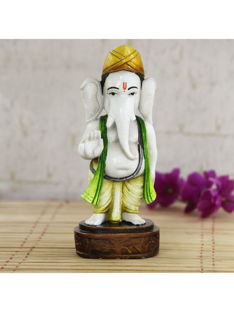 eCraftIndia Blessing Lord Ganesha Idol Standing Position Showpiece-image-45
