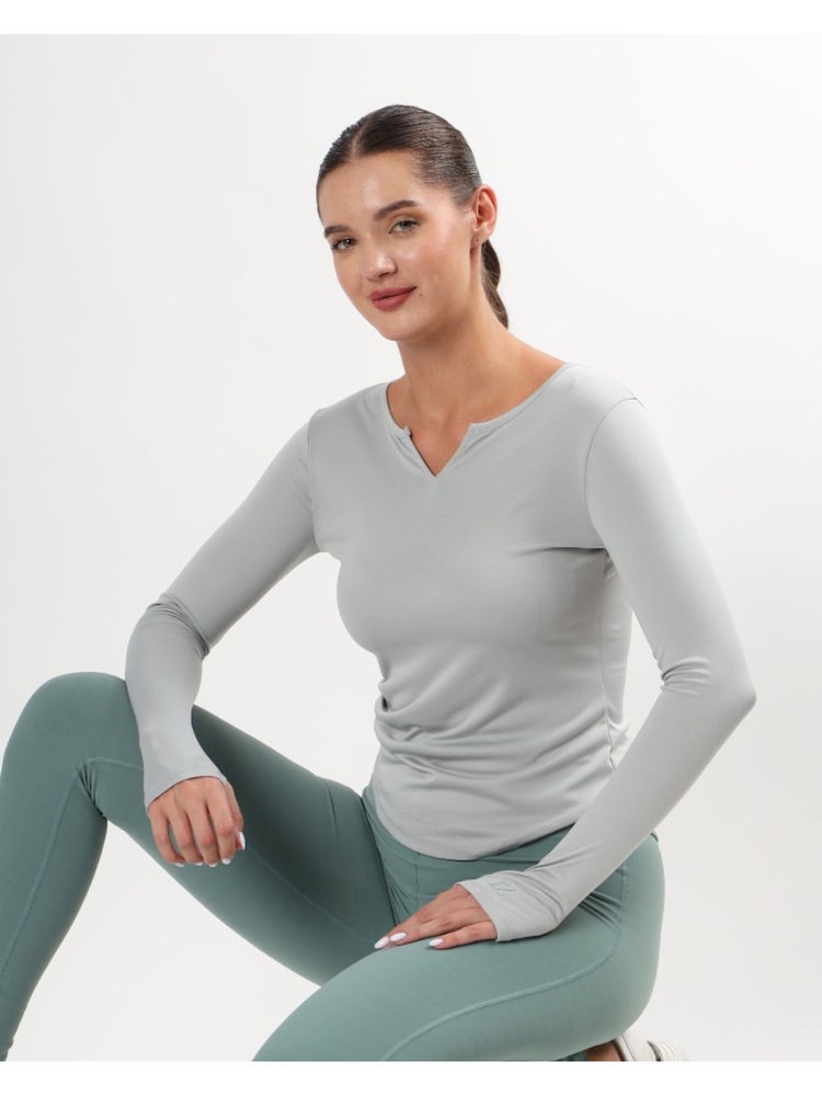 RYZ Full Sleeves Light Weight Sports Sea Green T-Shirt-image-1