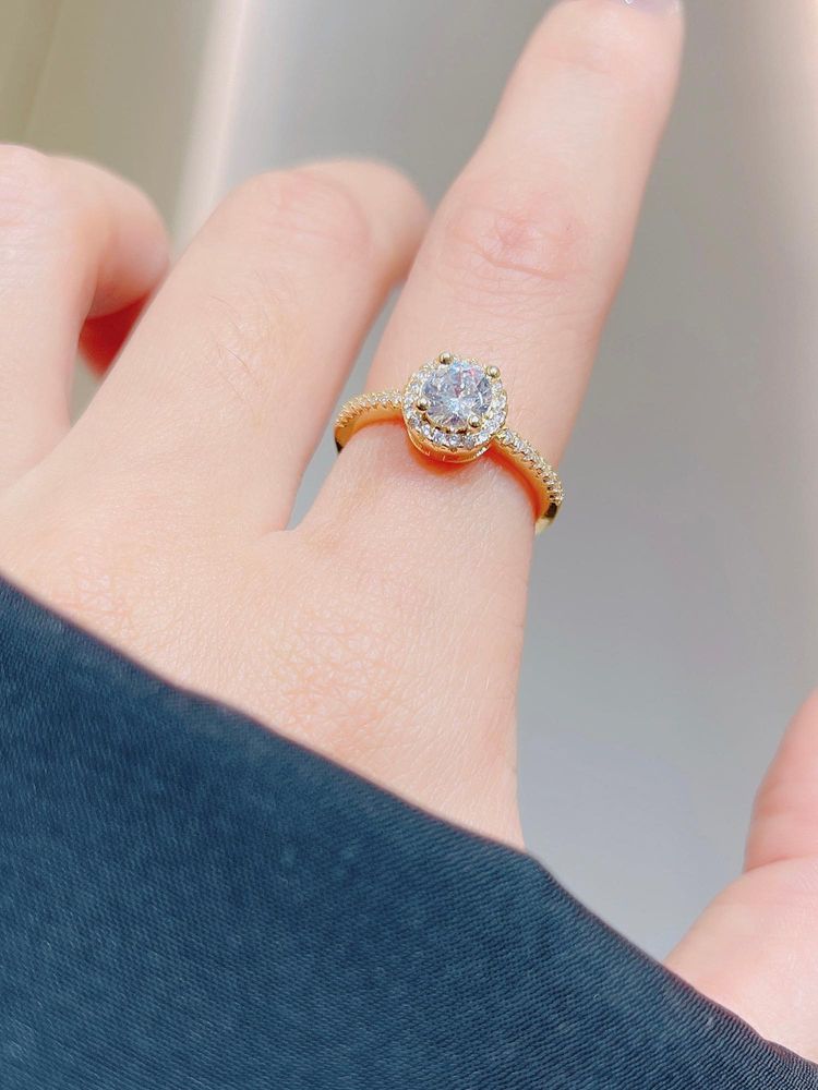 Salty Bedazzled Engagement Adjustable Ring-image-6
