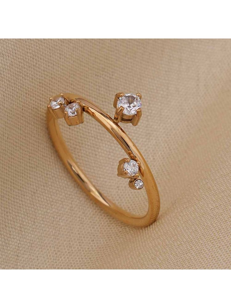 Palmonas Celestial Quintet Ring for Womens (Size - 7) - Waterproof and Anti-Tarnish-image-9