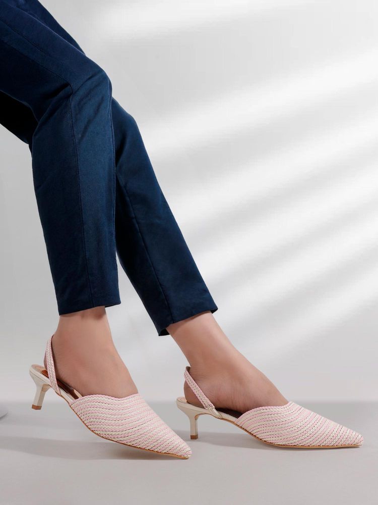 The White Pole Womens Pink Elegant Brided Style Sandal Heels-picture-19