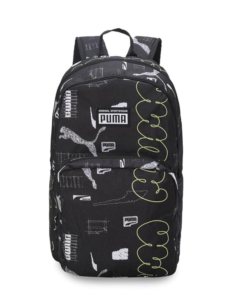 Puma Unisex Adult Brand Love Black Apo Backpack-picture-12