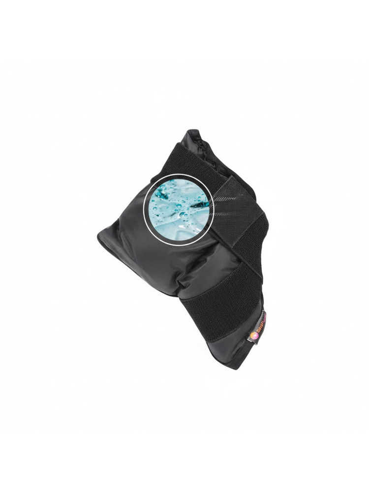 SandPuppy Reusable Ankle Ice Pack For Pain Relief - Black