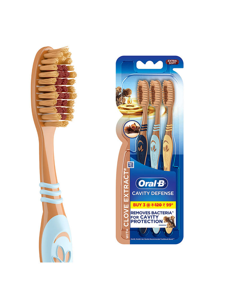 Oral-B Gentle Care Toothbrush with Clove Extract, Extra Soft (Buy 2 Get 1 Free)-image-28