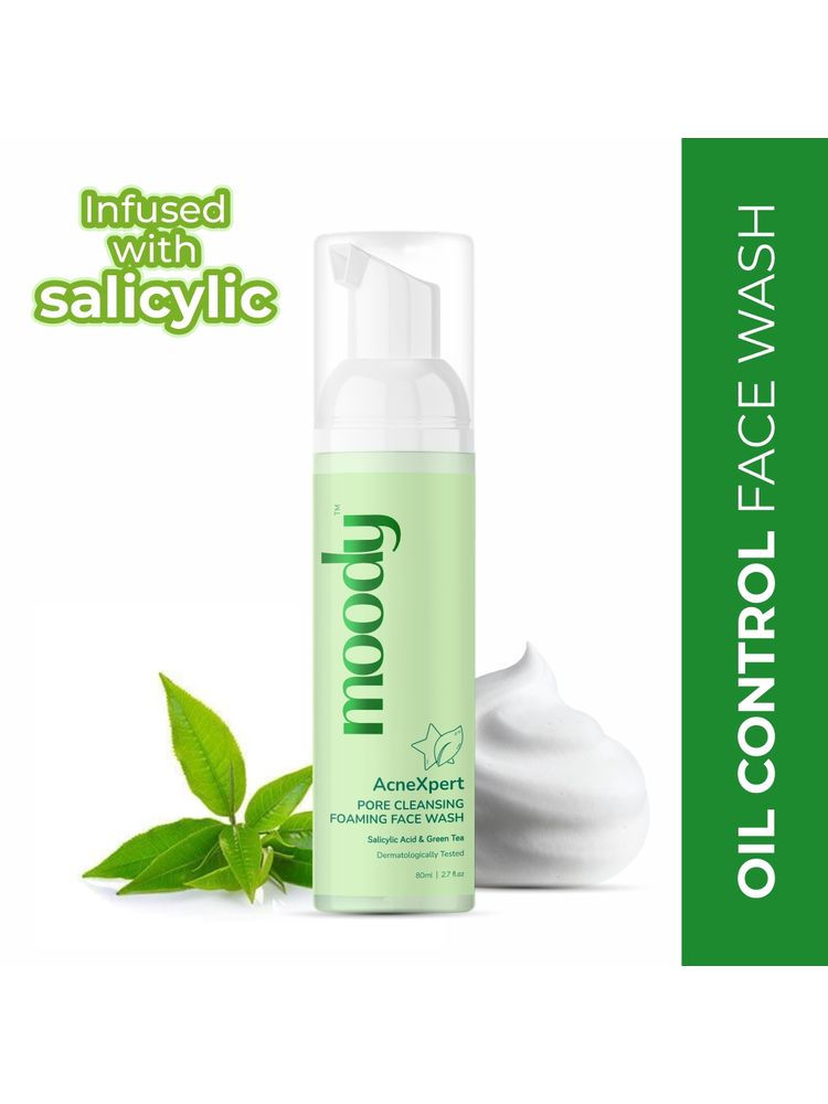 Moody Acnexpert Foaming Face Wash with Salicyclic Acid & Niacinamide For Oily & Acne Prone Skin-image-38