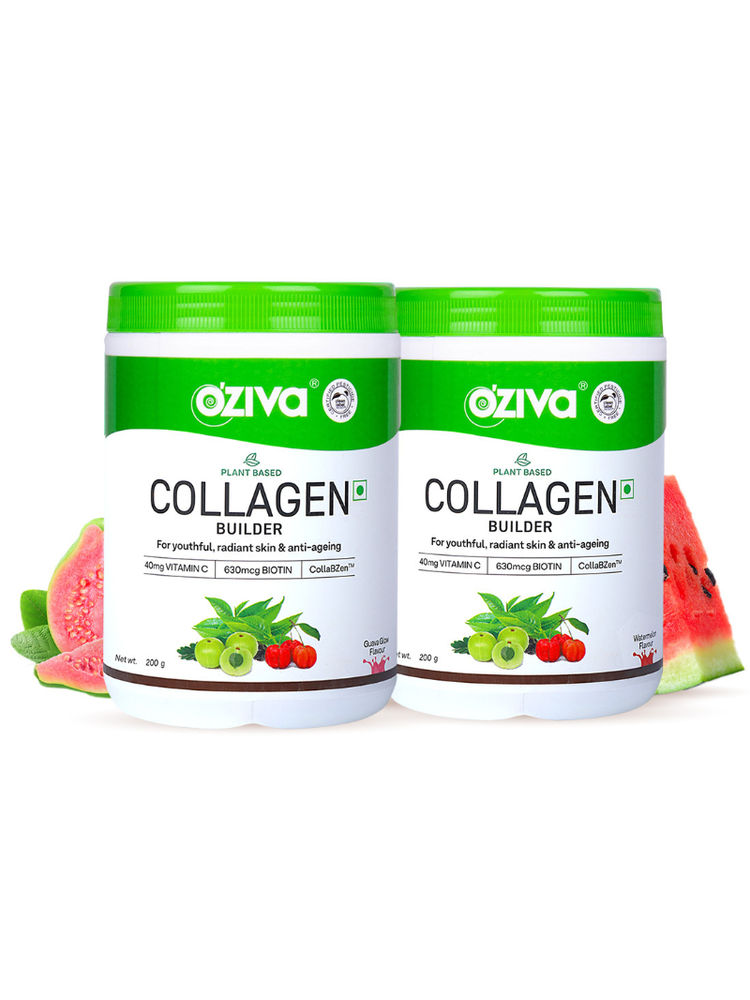 Oziva Plant Based Collagen Builder - Guava Glow - Watermelon-image-30