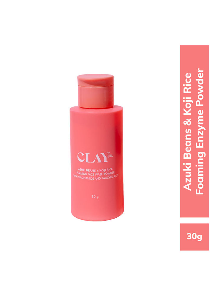 Clayco Face Wash Powder With Azuki Beans, Koji Rice, Salicylic Acid & Niacinamide - Brighter Skin-picture-10
