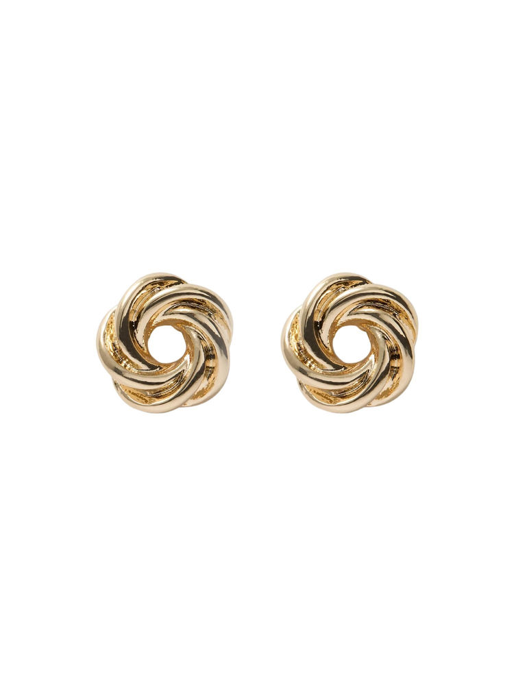 Forever New Gold Samiksha Small Knot Studs-picture-26