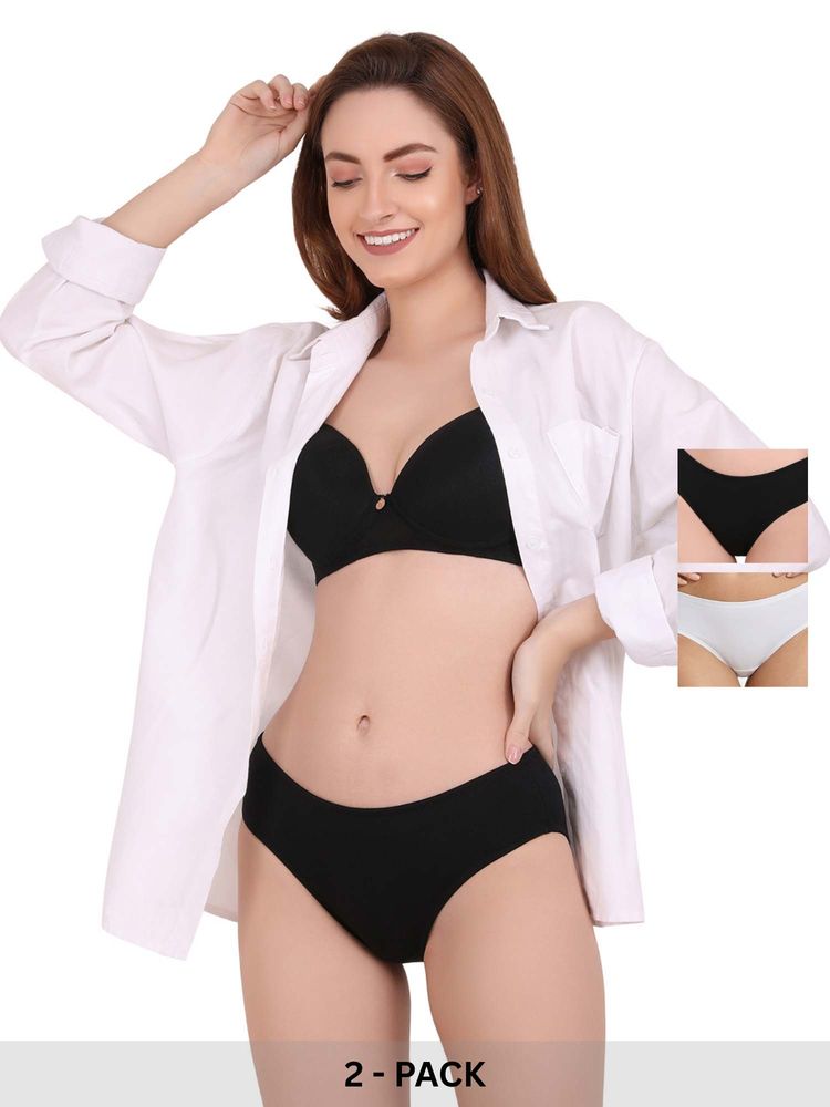 Curwish Women's Micro-Modal Briefs (Pack Of 2)-picture-27