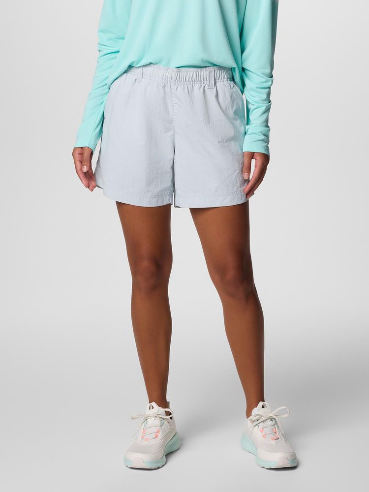 Columbia Women Grey W Backcast II Regular Fit Shorts-picture-10