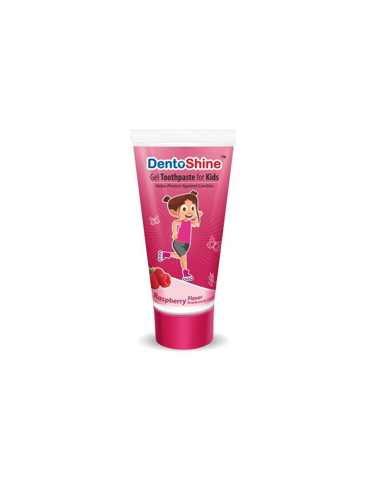 Dentoshine Gel Toothpaste Raspberry Flavor (dora) For Kids-picture-27