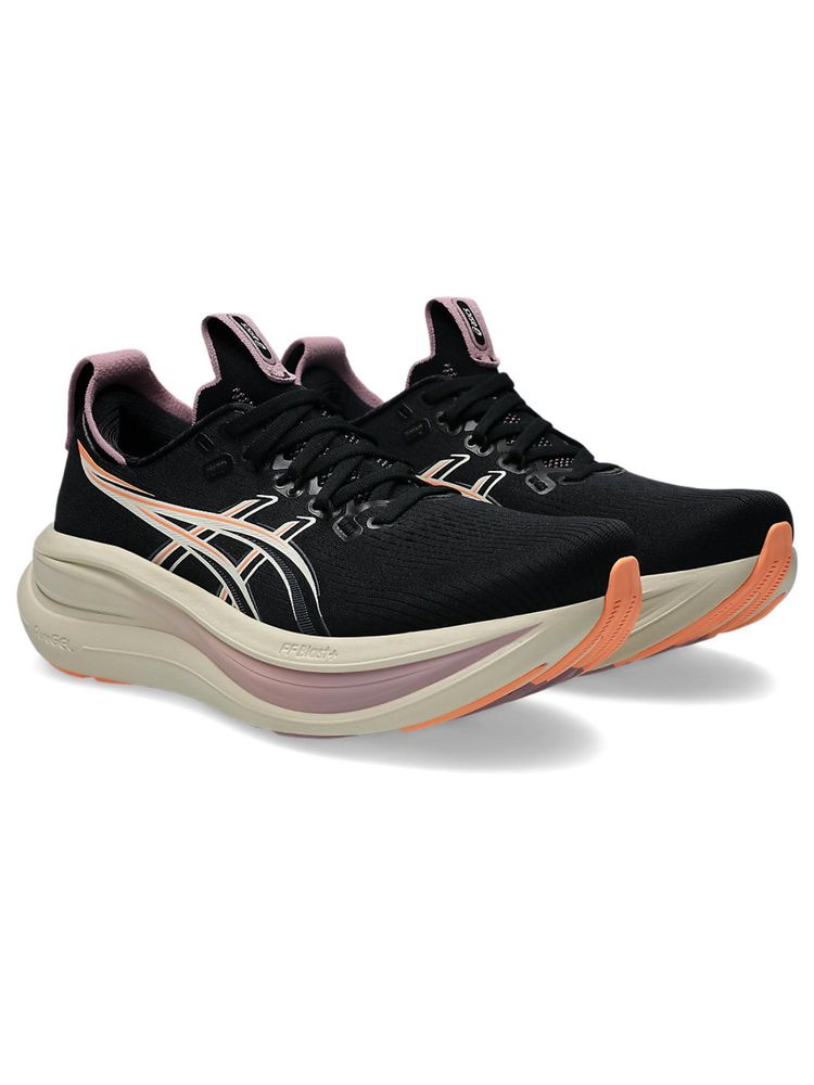 ASICS Women Black GEL-NIMBUS 28 Running Shoes-image-40