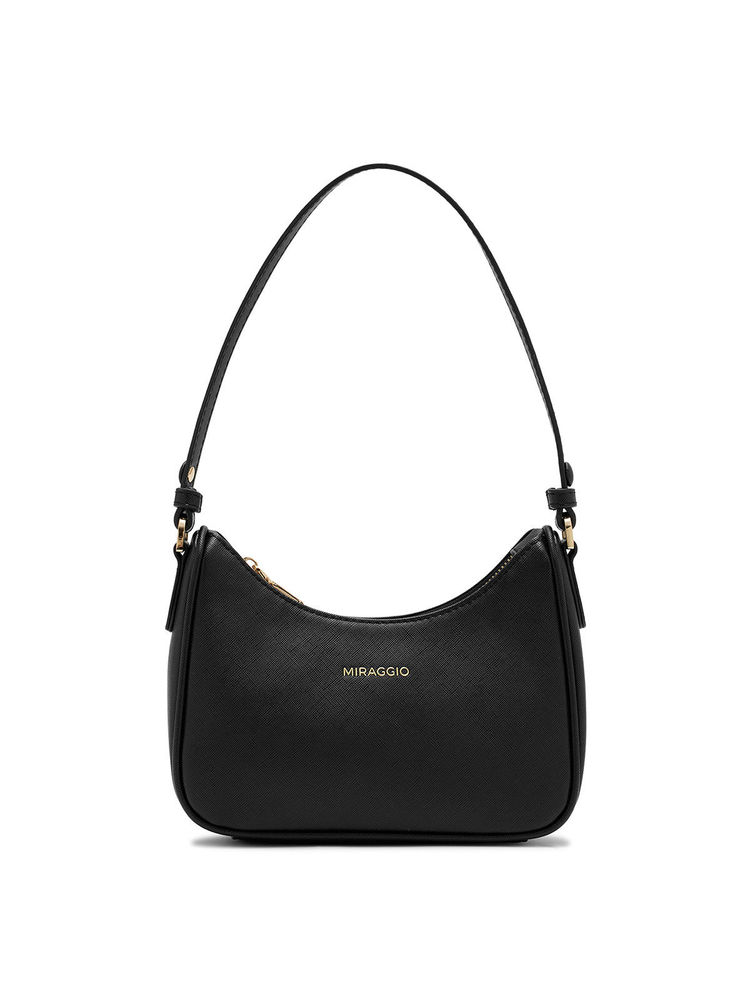 MIRAGGIO Kelly Shoulder Bag Black (S)-image-25