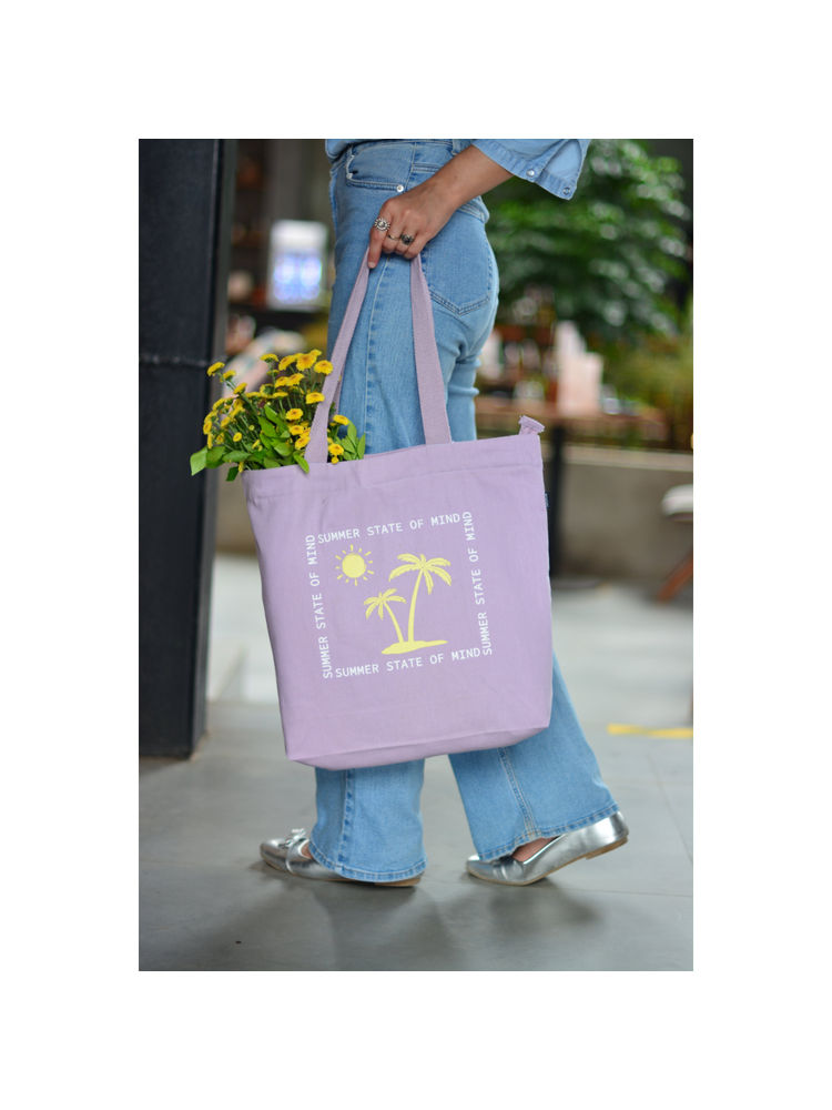 EcoRight Large Zipper Tote Bag - Sunny Side-picture-12