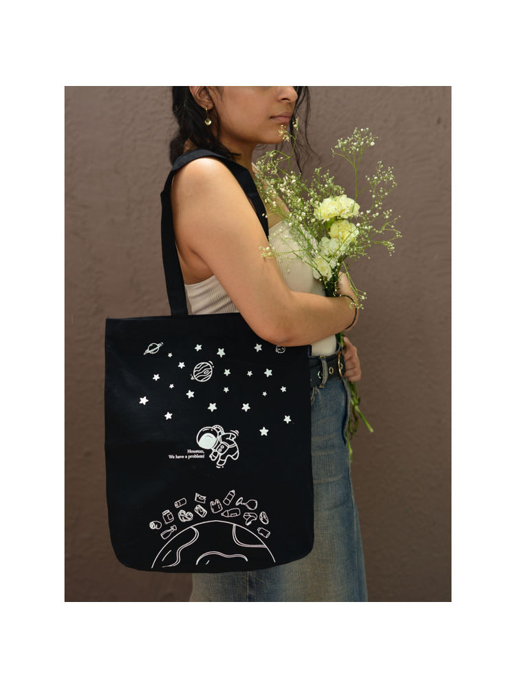 EcoRight Black Houston Canvas Tote Bag with Zip-image-29