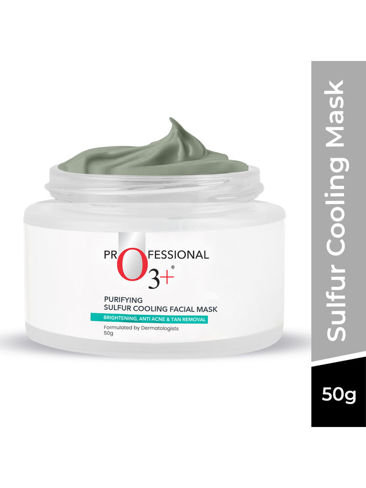 O3+ Purifying Sulfur Cooling Mask For Brightening,Anti Acne & Tan Removal-image-12