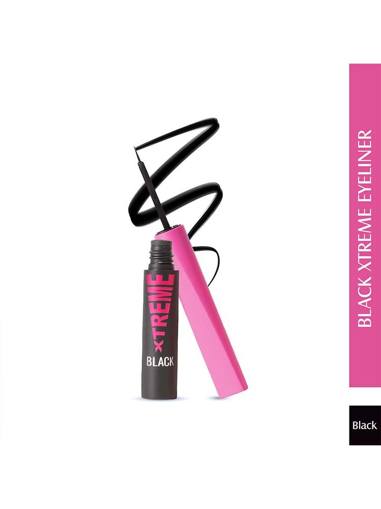 GLAM21 Xtreme Black Eyeliner Smudge Proof Matte Formula - Black-image-32