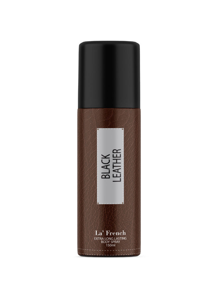 La French Black Leather Extra Long Lasting Body Spray For Him-picture-43