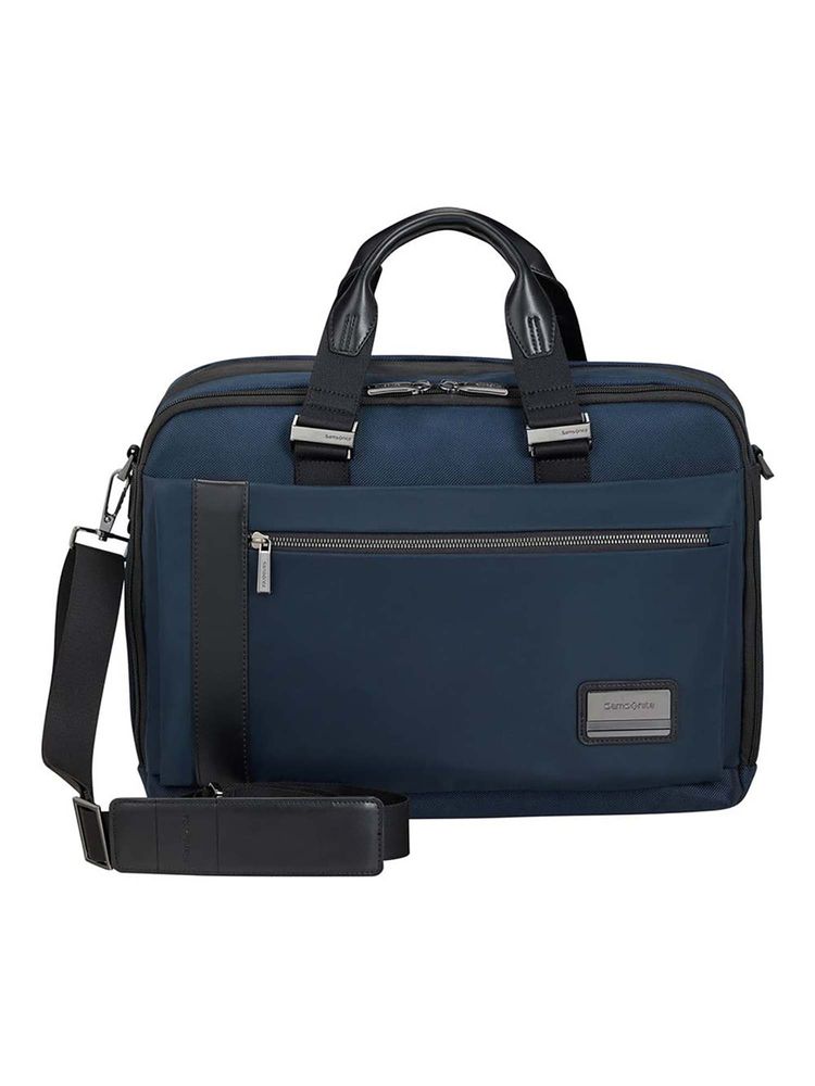 Samsonite OPENROAD 2.0 Solid Polyester Laptop Bag With Detachable Strap - Blue (M)-picture-11