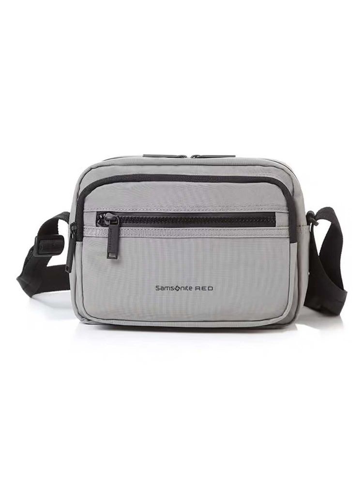 Samsonite MARSTON Solid Nylon Sling Bag - Grey (XS)-image-19