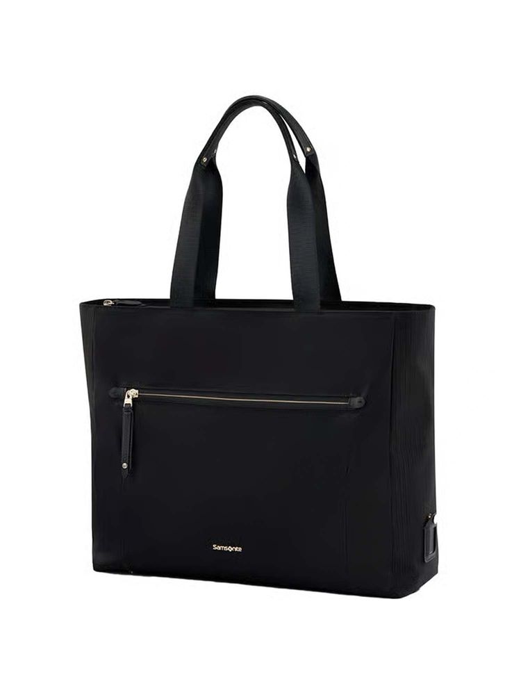 Samsonite AUDRINA Solid Nylon Tote Bag - Black (M)-picture-27