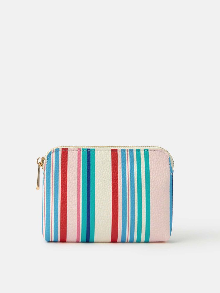 Accessorize London Women's Multi-Color Stripes Coin Pouch-picture-33