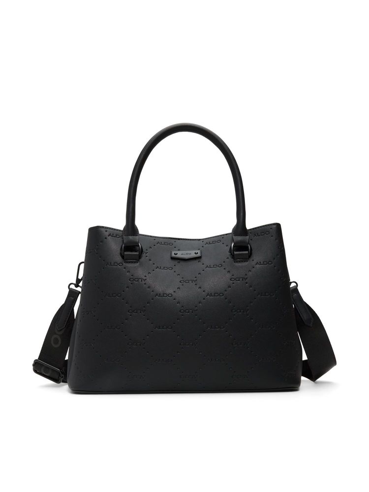 Aldo Climbinglily Womens Black Satchel Bag With Detachable Strap