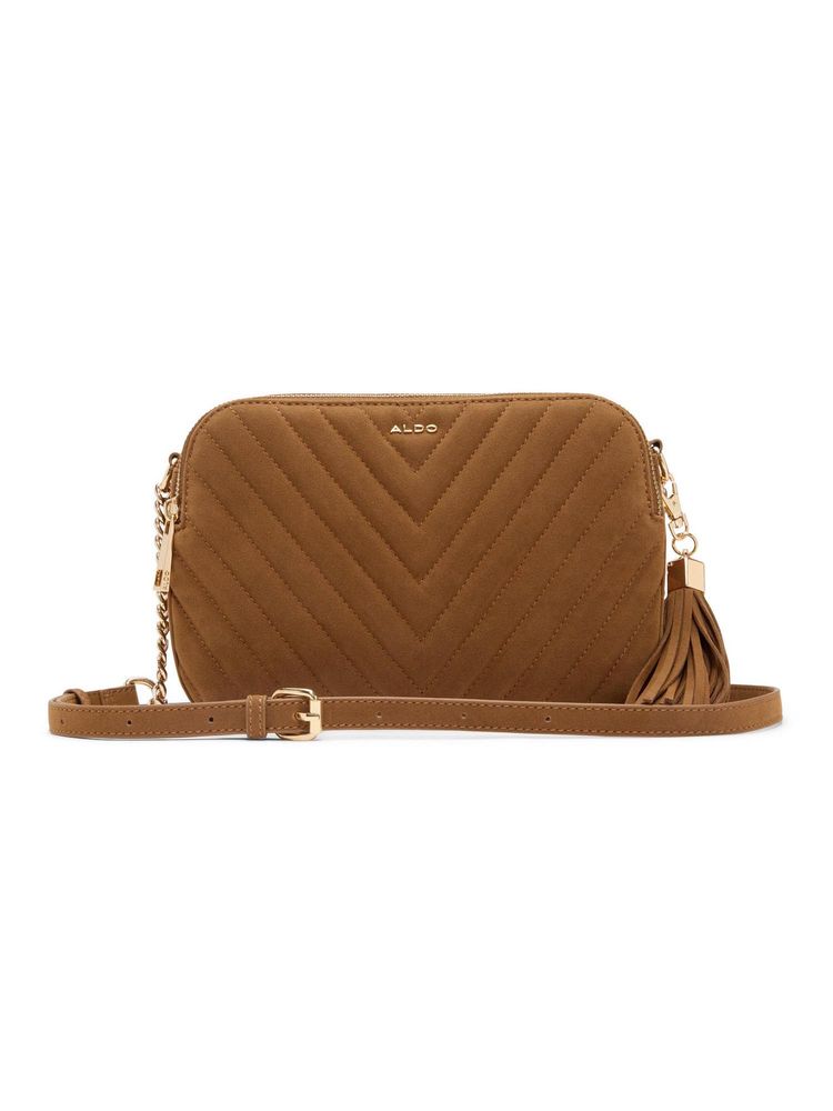 Aldo Onilalinnn Womens Brown Sling Bag With Charm-image-8