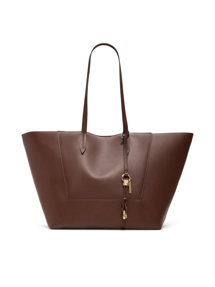 Aldo Salubris Womens Brown Tote Bag With Pouch & Charm-image-26