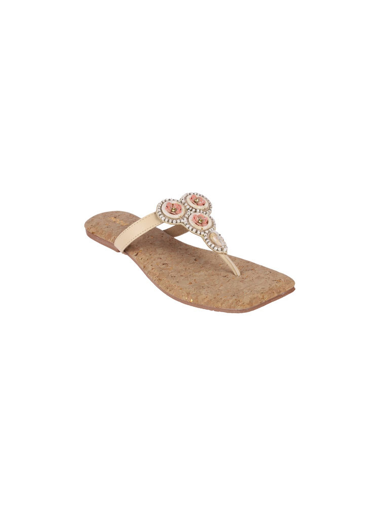 Mochi Beige Casual Flats-image-22