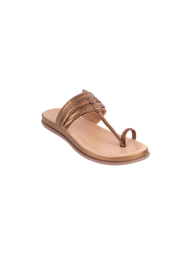 Metro Brown Casual Kolhapuri-picture-13